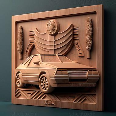 3D модель Lancia Delta (STL)